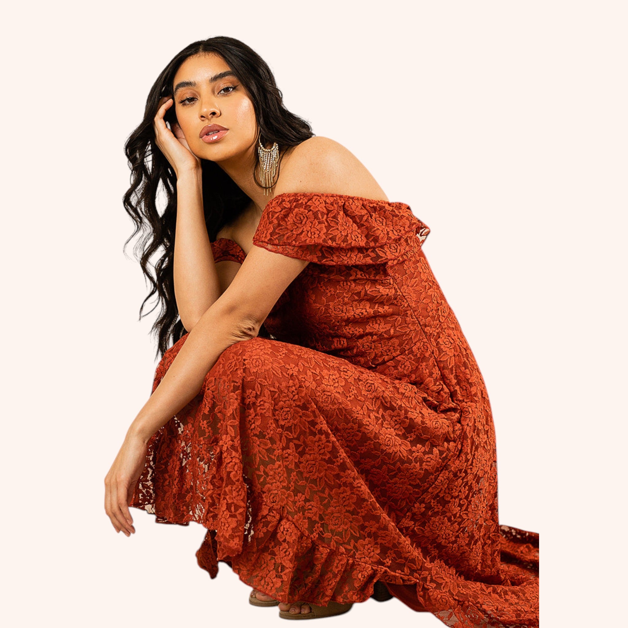 Bette Dress in Rosewood