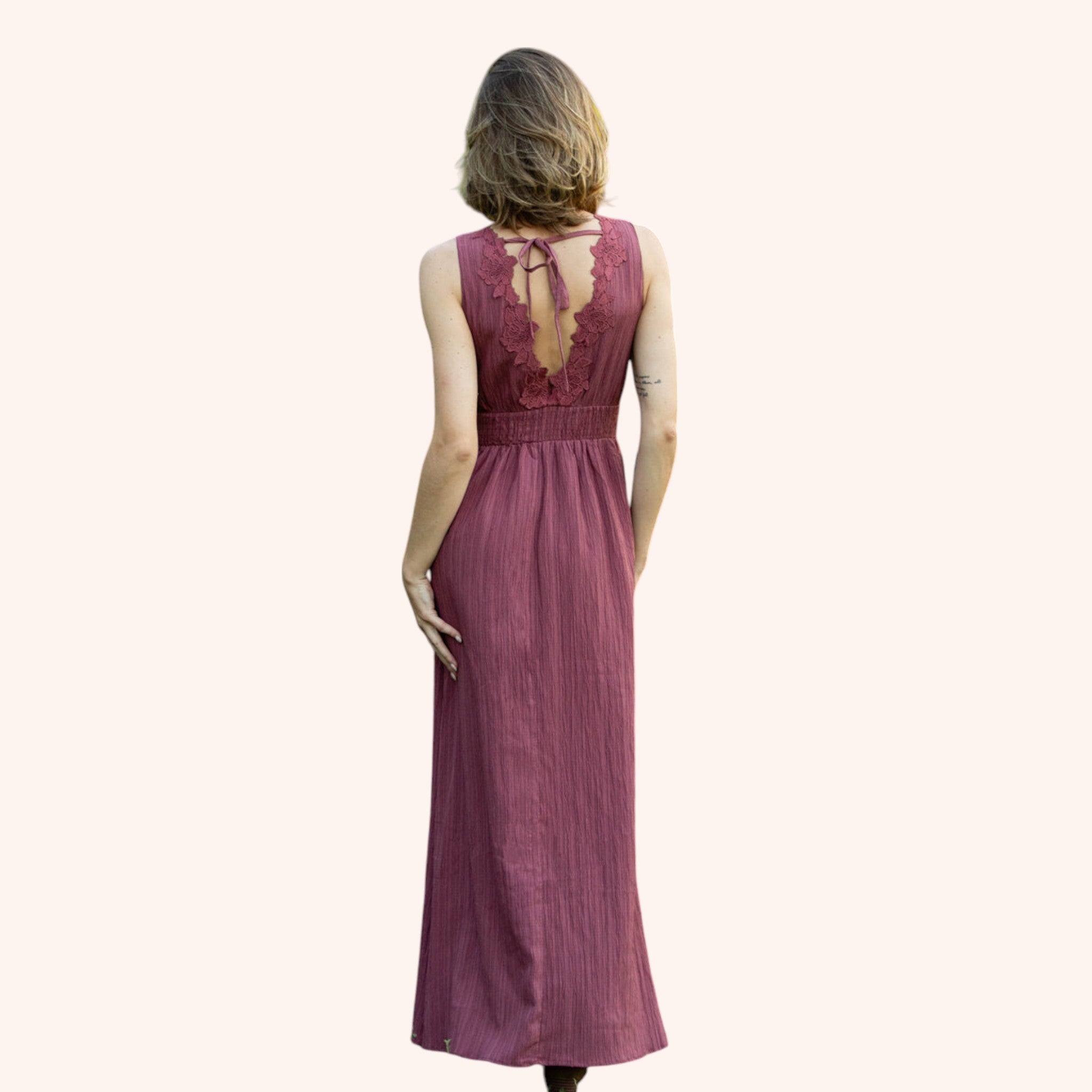 Zoie Dress in Raisin